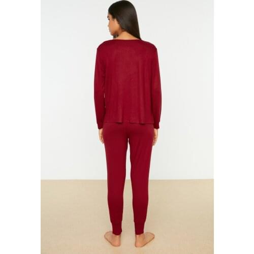 Trendyol Viscose Knitted Pajamas Set THMAW21PT0062