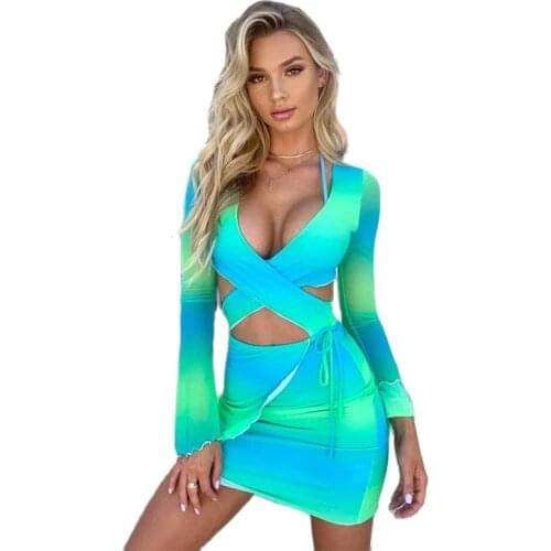 Летние платья с длинным рукавом TYJTJY China At AliExpress