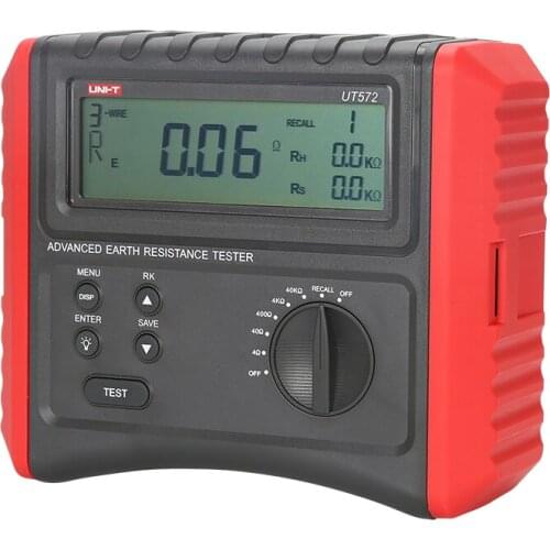 UNI-T UT572 intelligent micro-control chip to control soil resistivity intelligent grounding resistance tester