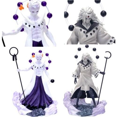 PVC Japanese Anime Naruto Shippuuden/Uchiha Madara Uchiha With Soil/Model Action Doll Ornaments Hot Sale Collectible Toys