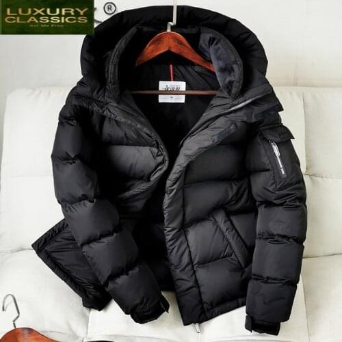 Womens Down Jacket Hooded Thick Winter Coat Men Clothes 2021 Korean Warm White Duck Down Jackets Fashion Outwear Y6008