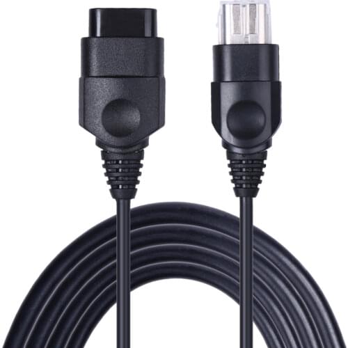 1.8M Black Controller Extension Cord Extender Cable Only For Original Xbox Controllers Simple Plug And Play