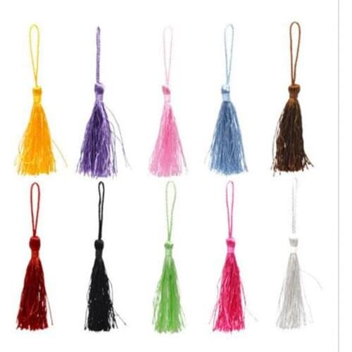 50pcs Mixed Silky Tassels Pendant 13.5cm(5-3/8")Sewing Craft Supply wedding Deco