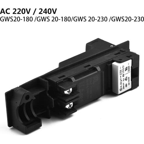 AC 220V / 240V Switch Replacement For BOSCH GWS20-180 GWS20-180 GWS 20-230