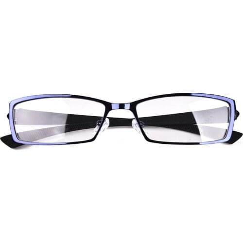 Agustum Fashion Mens Womens Full Rim Rectangle Light Eyeglass Frame Optical Glasses Eyewear TR90 Spectacles RX