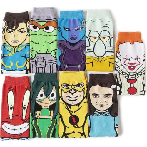 Anime Series Mens Womans Long Socks 2021 Funny Knee-High Sock Adult Cosplay Hip Hop Personality Cool Crew Street Fashion Socks
