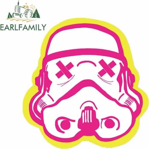 EARLFAMILY 13cm x 12.7cm Funny Car Stickers and Decals Auto Vinyl DIY Decal Car Wrap Trunk Laptop Scratch-Proof Decoration