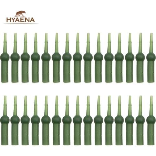 Hyaena 30pcs Fishing Tackle Carp Pesca Helicopter Rig Chod Rig Buffer Sleeves Protect Fishing Line Fishing Buffer Bead