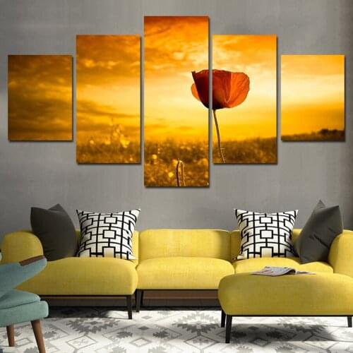 2017 Paintings Oil Painting Cuadros Canvas Fallout 5pcs Modern Home Decor Wall Art Picture Print From Photo On For The House