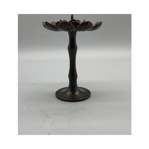 Chinese Brass Incense Holder Lotus Stick Incense Burner Copper