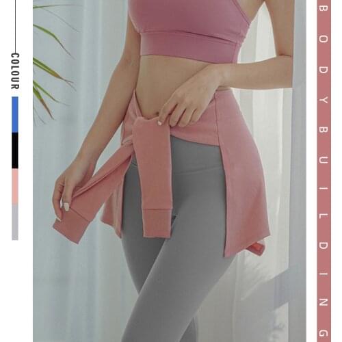 2020 fashion apron body-building pants women outdoor sports fast-drying round buttock large size yoga suit custom