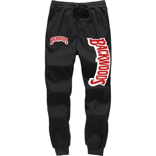Mens BACKWOODS Sweatpants Joggers Men Gym Jogger Casual Pants Hip Hop Fleece Trousers Men Oversize Streetwear Clothing S-3XL