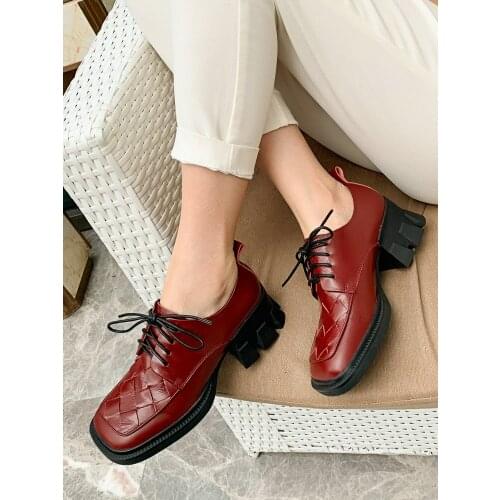 EshtonShero New Spring Autumn Casual High-heeled Shoes Sexy Thick High Heels Platform Pumps Black