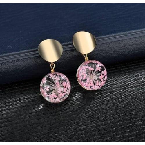 New jewelry woman stud earring lovely fashion stars long earrings Young girl crystal earrings Simple flower pearl heart earrings