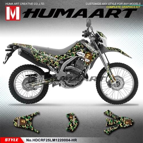 HUMAART Motorcycle Graphics Custom Sticker for CRF250L CRF250M CRF 250 L M 2012 2013 2014 2015 2016 2017 2018 2019 2020