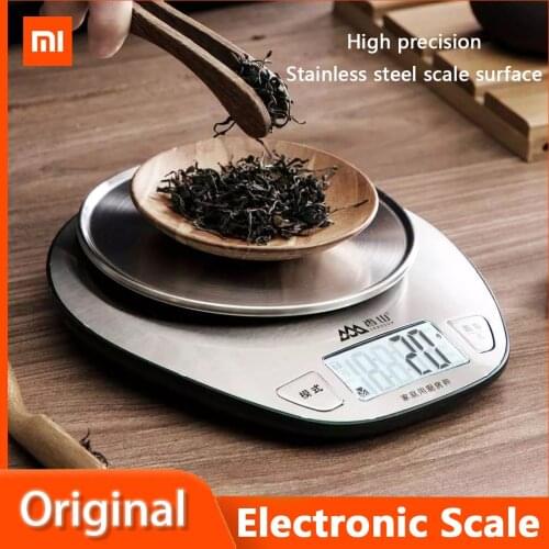 Xiaomi Senssun Portable Electronic Scale EK518 High Precision Sensor Baking Scale LCD Display 1g-5kg Stainless Steel for Kitchen