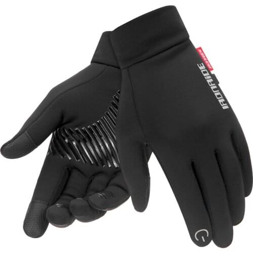 ES/RU Warehouse! Motorcycle Gloves Touch Screen Guantes Moto Thermal Fleece Lined Moto Gloves Bicycle Bike Ski Winter Gloves