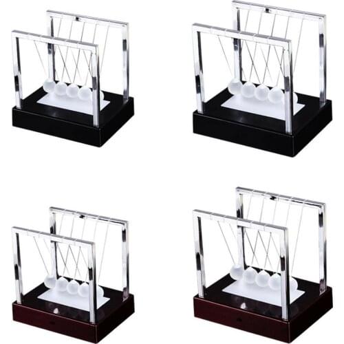 Luminous Balance Ball Decor Newton Pendulum Table Lamps Pendulum Creative Night Lights For Desktop Bedside Puzzle Toy For Kids