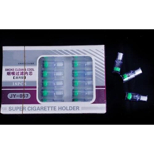 COSY MOMENT 18pcs/box 8MM Cigarette Holder Filter Double Layer Tobacco Smoking Filter Core Smoking Cigarette Accessories SM034