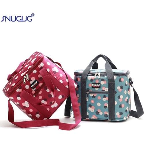 High Capacity Women Picnic Box Man Picnic Bag Outdoor Insulated Lunch Bag Men Waterproof Fabric Cooler Bag For Food Fridge Bag