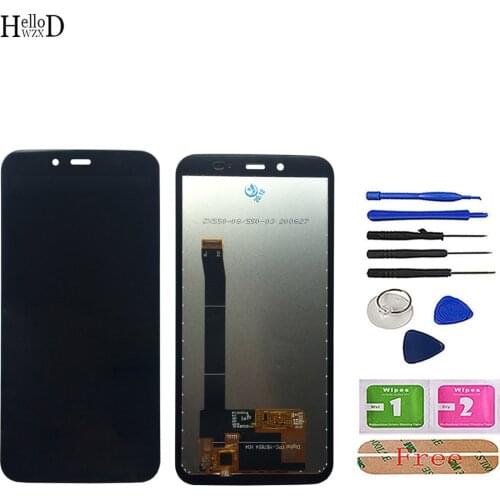 Mobile LCD Display For Blackview BV5500 BV5500 Pro LCD Display With Touch Screen Digitizer Sensor Assembly Repair Tools 3M Glue