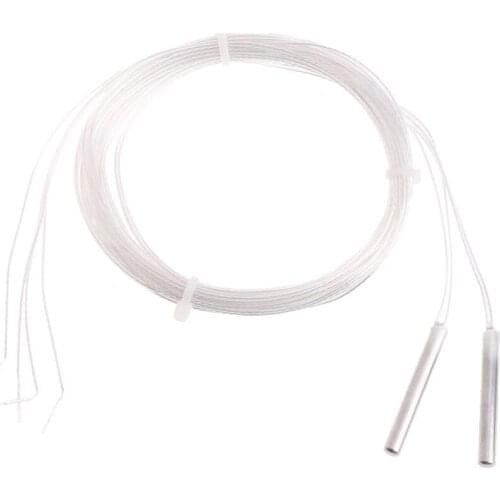 2x 2m PT1000 Probe 4mm*30mm RTD Platinum Resistance Sensor 2 Wires Thermocouple 19QB