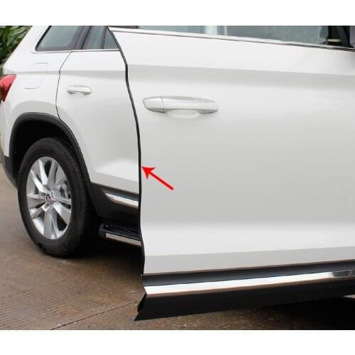 1pc (about 10m) for SKODA KODIAQ Door crash bar Invisible door Anti strip Scratch Rubber strip