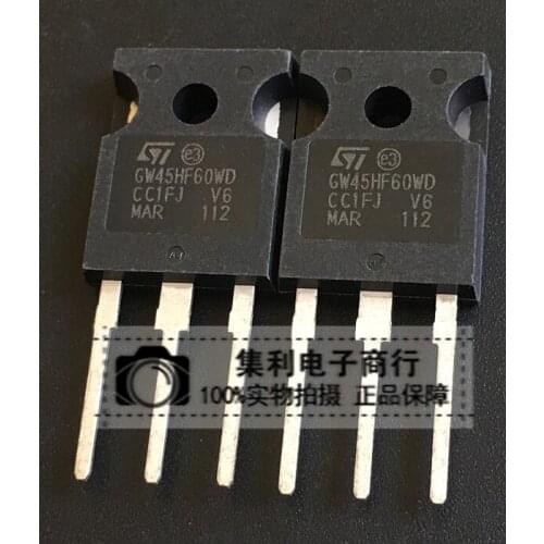 10pcs/lot STGW45HF60WD GW45HF60WD TO-247