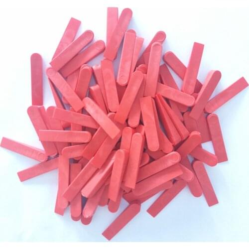 1000pcs 5.0mm red Small Wall Floor Flat Tile Leveling System Wedges Tile Spacer