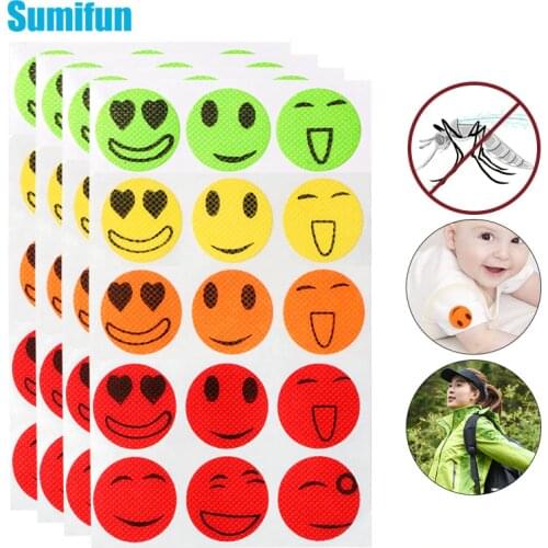 18/36pcs Mosquito Repellent Patches Stickers Cartoon Anti-Mosquito Natural Non Toxic Insect Repeller Medical Plaster Children