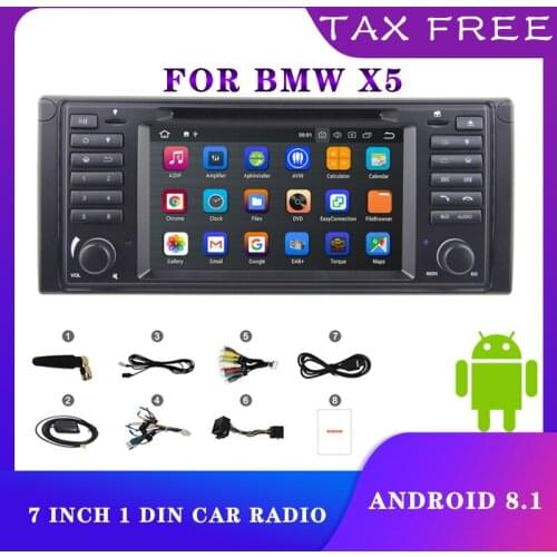 2G+16G Car Radio Android Navigation 7Inch Car Video Player Gps Usb Fm Bluetooth HD For Bmw X5 1 Din Radio Gps Android