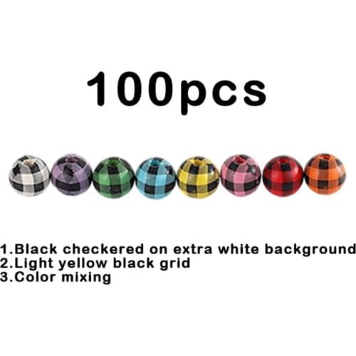 100pcs Natural Wooden Beads for Crafts, Garland, Bracelets, Farmhouse Decor, Jewelry Making, DIY Crafting, Accessories 16mm