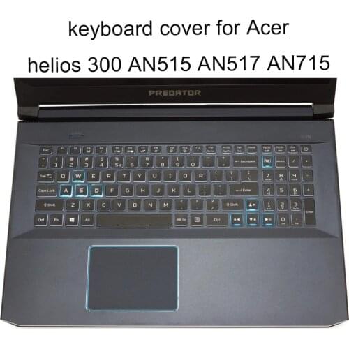 Keyboard Covers for Acer Nitro 5 7 AN515-54 AN715-51 15.6 AN517-51 Predator Helios 300 2019 silicone clear protective cover new