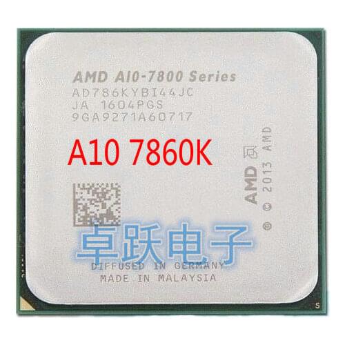 AMD A10-Series A10 7860K A10 7860 K 3.6 GHz Quad-Core CPU Processor AD786KYBI44JC Socket FM2+ free shipping