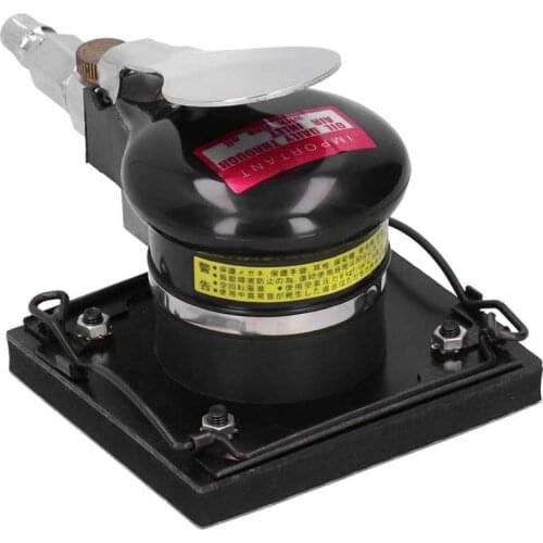 Zinc Alloy+Rubber Pneumatic Sander Dry Sandpaper Machine Woodworking Air Polishing Grinding Machine High Strength