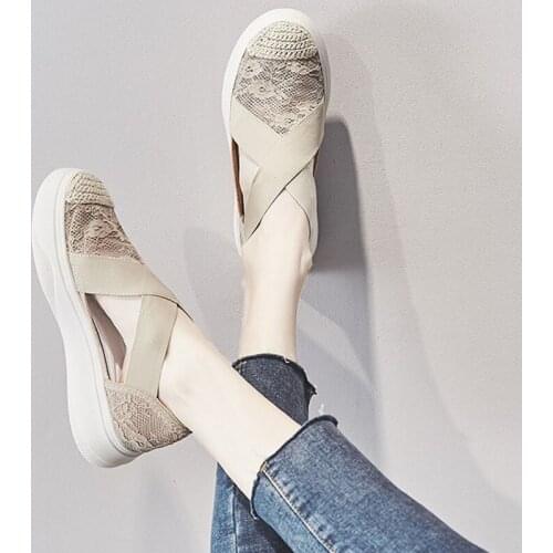 DIANRUO Women's Hidden Platform Shoes