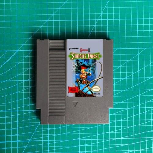 Castlevania II - Simons Quest - 72 pins 8bit game cartridge