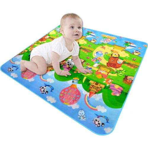 Playmat Baby Play Mat Toys For Childrens Mat Rug Kids Developing Mat PE Foam Play Double Sided Foam Carpets DropShipping