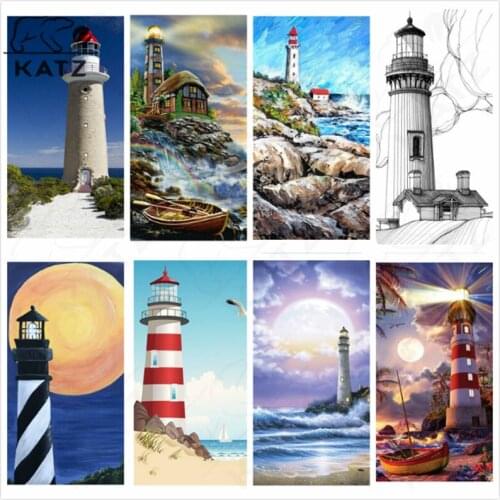 Sea View Diamond Painting Travel Landscape Embroidery Crossing Diy Plant Mosaic Aesthetic Art Gift Cross Stitch Home Decoration