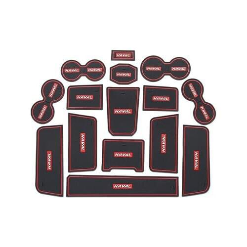 Car Door Groove Mat Gate Slot Cup Armrest Storage Pad Mat For Haval All New H6 2019 2020