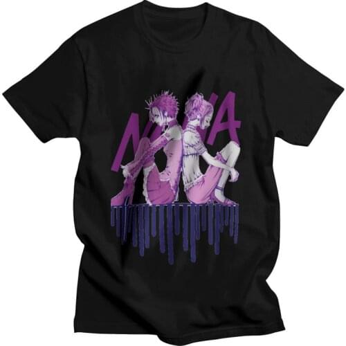 Nana Osaki T Shirt Mens 100% Cotton Print T-shirt Fashion Tshirt Short Sleeve Ai Yazawa Anime Manga Tee Tops