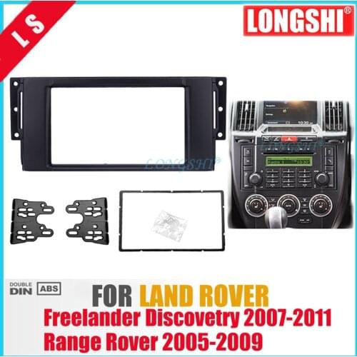 Facia for Land Rover Freelander,Discovery 2007-2011,Range Rover 2005-2009 Radio DVD Stereo CD Panel Dash Kit Trim Fascia Plate