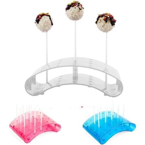 20 Holes Cake Pop Lollipop Stand Display Holder Bases Shelf DIY Baking Tools U Shaped Display DIY Bakeware Cake shelves
