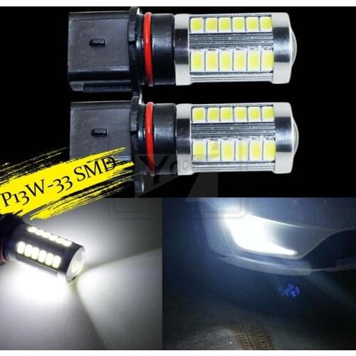 YaaGoo 2x White 6000K P13W 33SMD 5730Chip LED Bulbs For Auto Car Fog Lamp Driving Light
