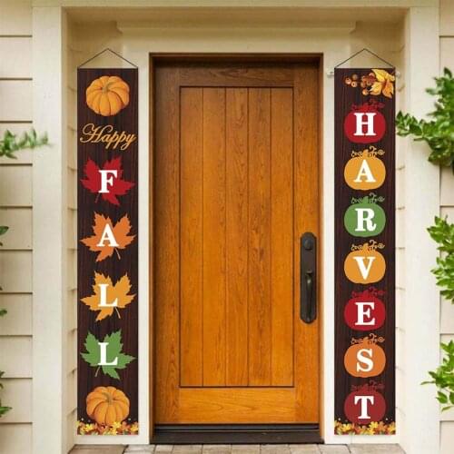 Vivid Fall Couplet Bright Eyecatching Durable Easy to Install for Home Decoration