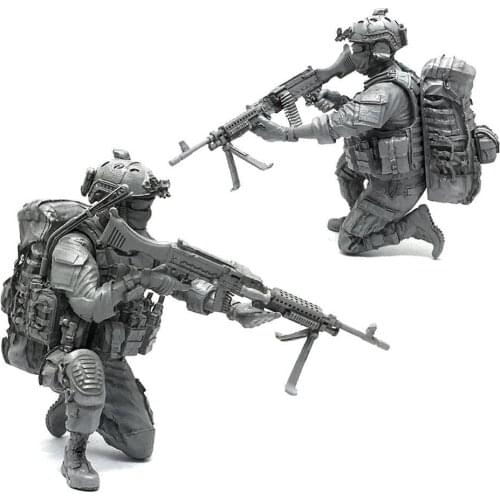 YUFAN 1/35 Modern American Special Forces D Resin Soldier Toy Model Model Figure Kits 5 Resin Epoxy AH-04 Unmounted Stat L3Z1