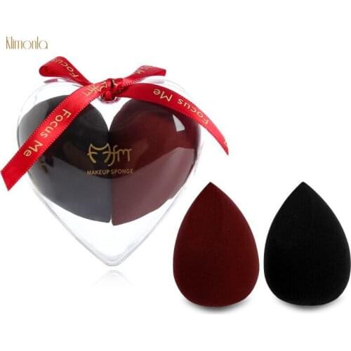 2Pcs Cosmetic Puff Mix 3 Styles Make Up Foundation Cream Sponge Beauty Accessories Tool Water Drop Shape Makeup Tools 6*4CM