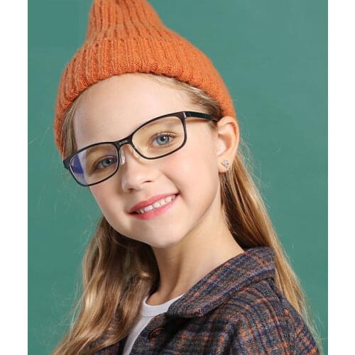 2020 Kids Glasses Anti-blue Light Teens Reading Glasses TR90 Bendable Silicone Eyeglasses Optic Prescription Computer Glasses