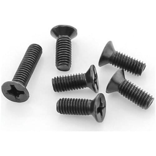 500pcs Flat head screws M3*4mm screws M3 screw black KM screws