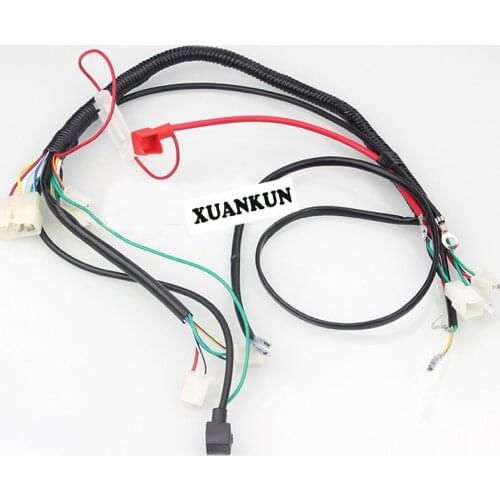 Off-road Motorcycle Accessories Dagosai CG150-250CC Vertical Engine Bus Harness Full Vehicle Wiring Kit